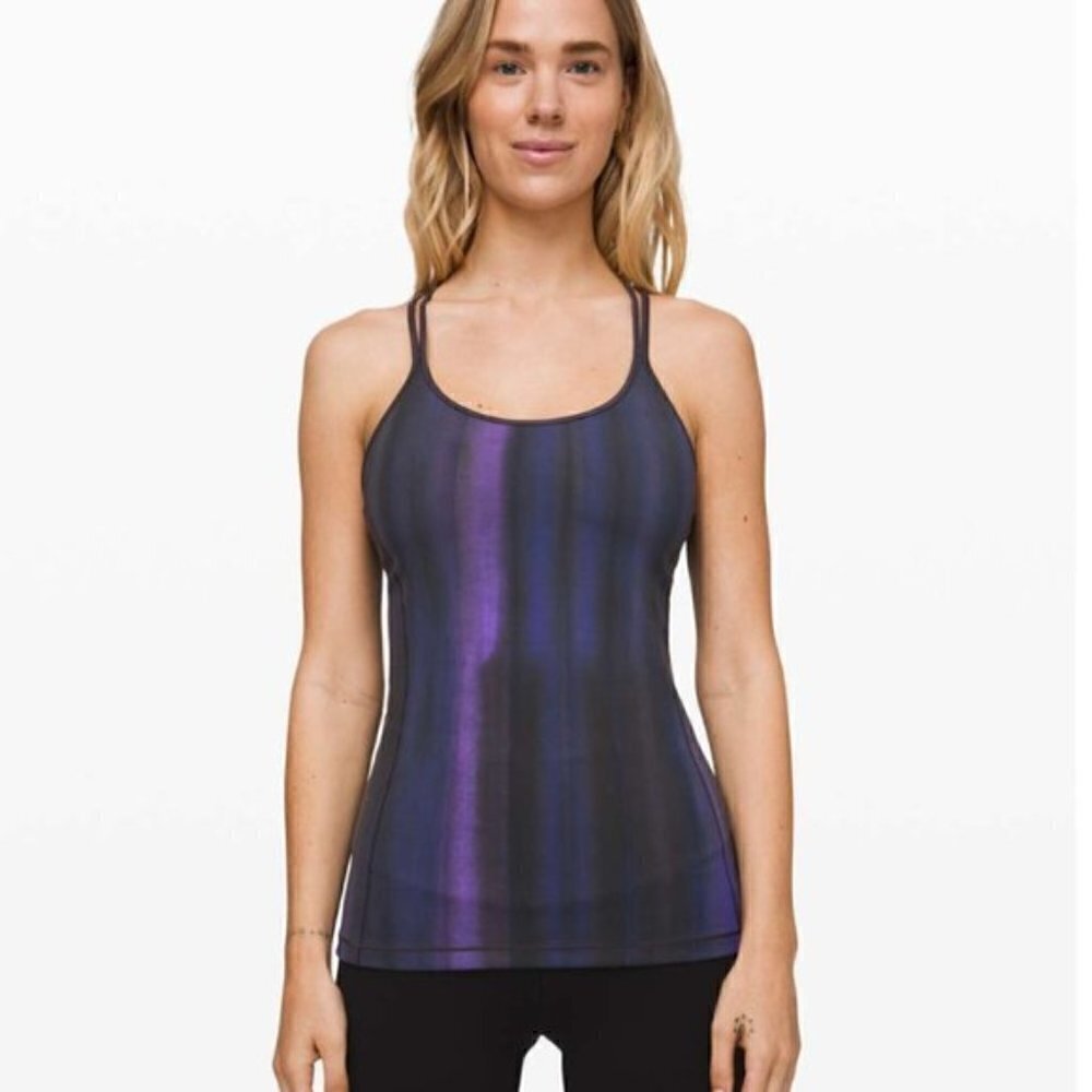 Lululemon Free To Be Tank *Everlux Brushed Spray Dye Lunar Purple Intergalactic